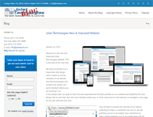 Tablet Screenshot of blog.joliettech.com